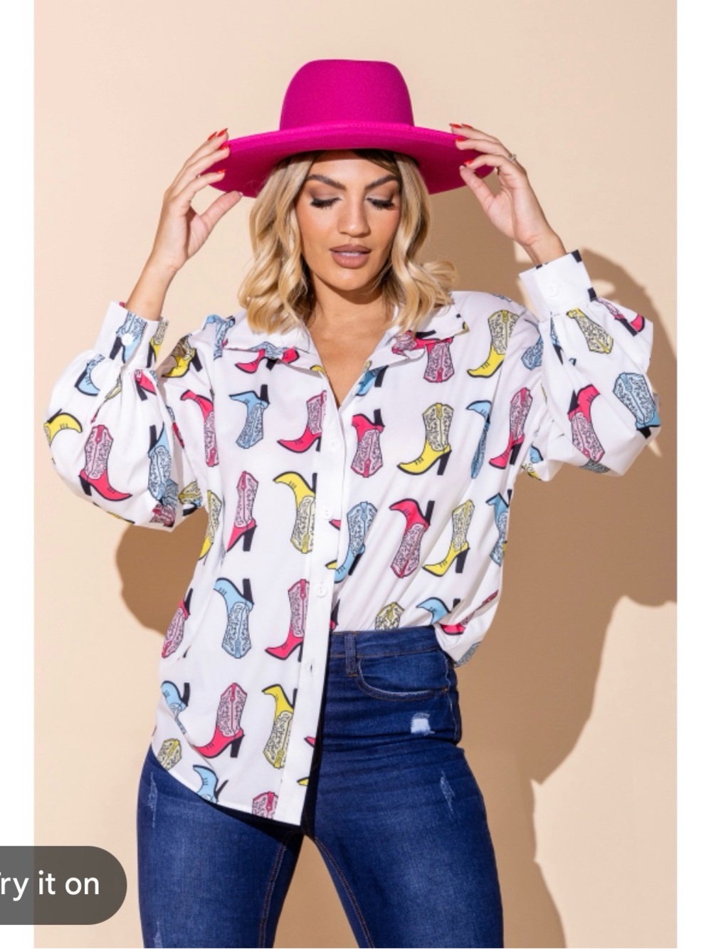 Head Over Boots Boutique Graphic Shirt Sz Large